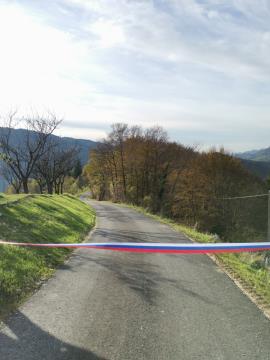 Plazovje z obnovljenim cestnim odsekom 3